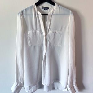 Vince Blouse, White, Small